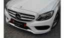 مرسيدس بنز C200 Std | 2,701 P.M (3 Years)⁣ | 0% Downpayment | Excellent Condition!