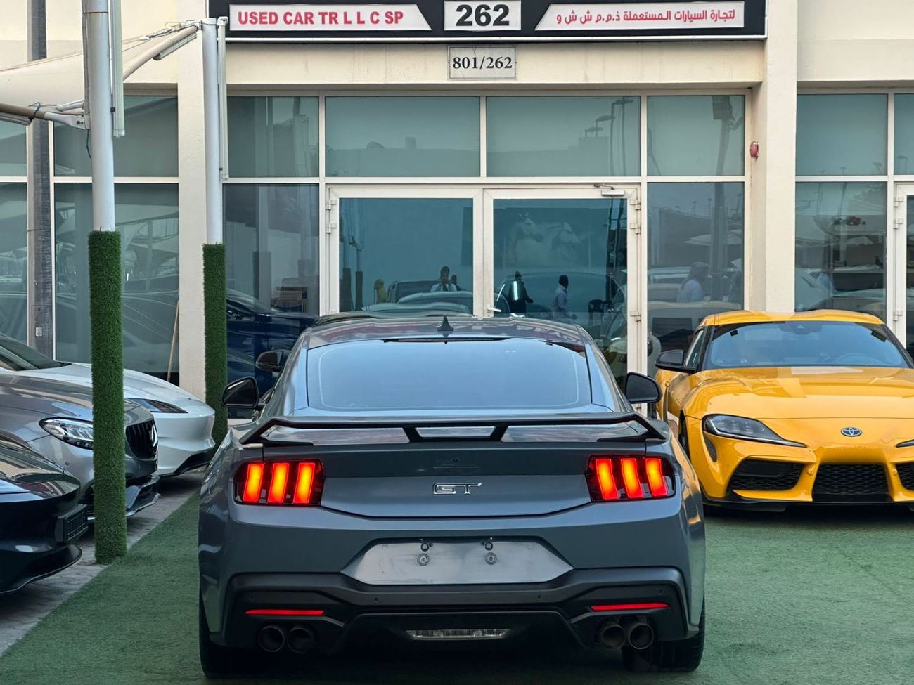 فورد موستانج فورد موستانج GT 5.0  خليجي صبغ وكاله تشييكات وكاله تحت الضمان بحاله ممتازه