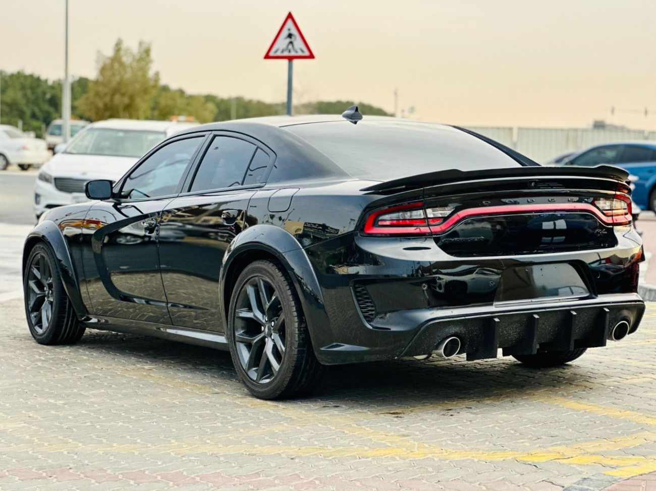 Dodge Charger 5.7L R/T | Monthly AED 1360/- | 0% DP | Widebody Kit | Custom Leather Seats | # 65894