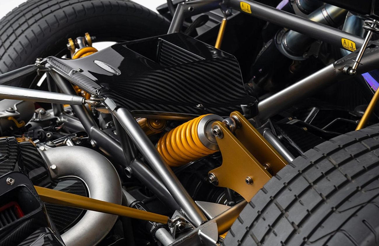 Pagani Huayra 6.0L V-12 Twin-Turbocharged Engine