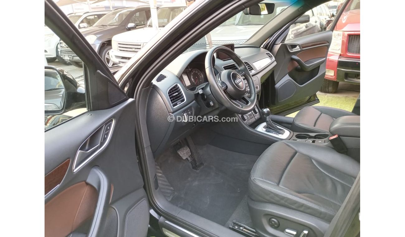 أودي Q3 2018 مواصفات أمريكية 4 سلندرS LINE بانوراما جلد مثبت سرعة تحكم رنجات حساسات كاميرا خلفية