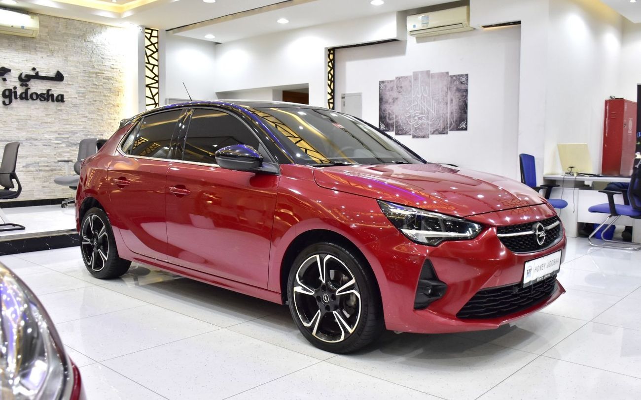 Opel Corsa EXCELLENT DEAL for our Opel Corsa 1.2L ( 2023 Model ) in Red Color GCC Specs