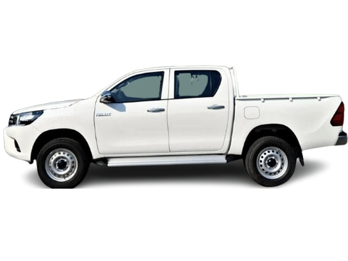 تويوتا هيلوكس ECTMQM000 - 2025 Toyota Hilux Double Cab – DLXG - 2.7L Petrol Auto 4wd – White w Red Interior