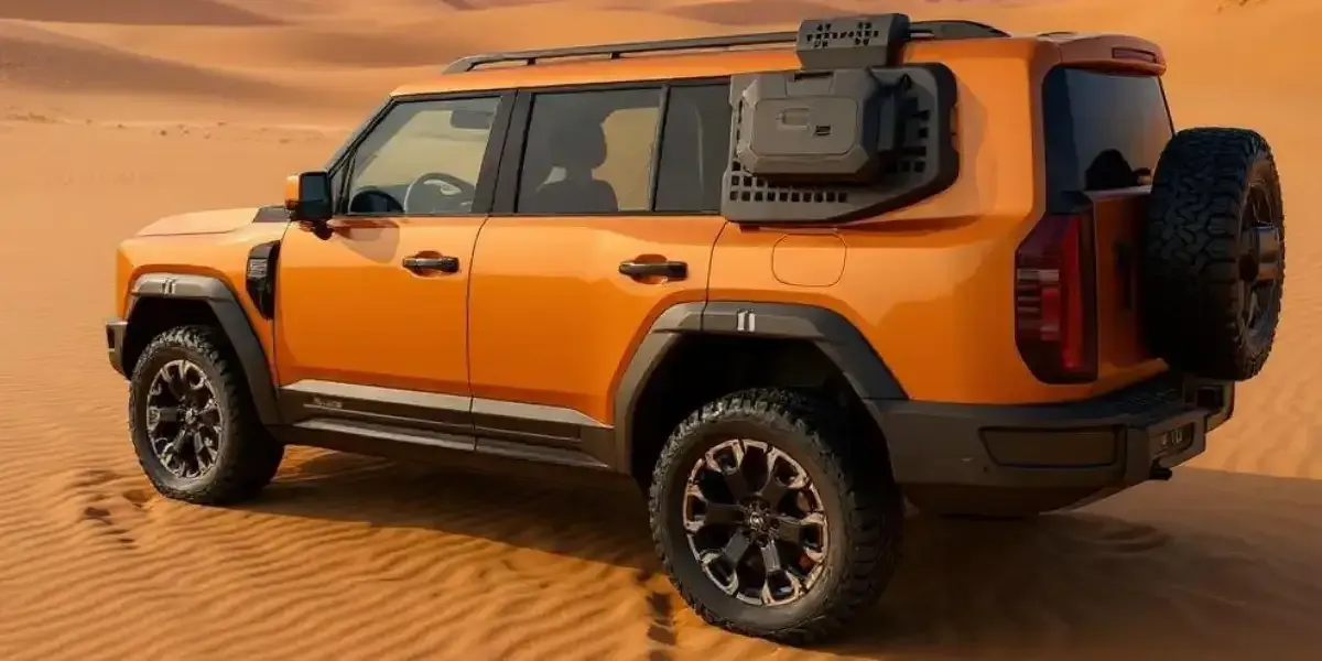 Jetour G700 exterior - Rear Left Angled