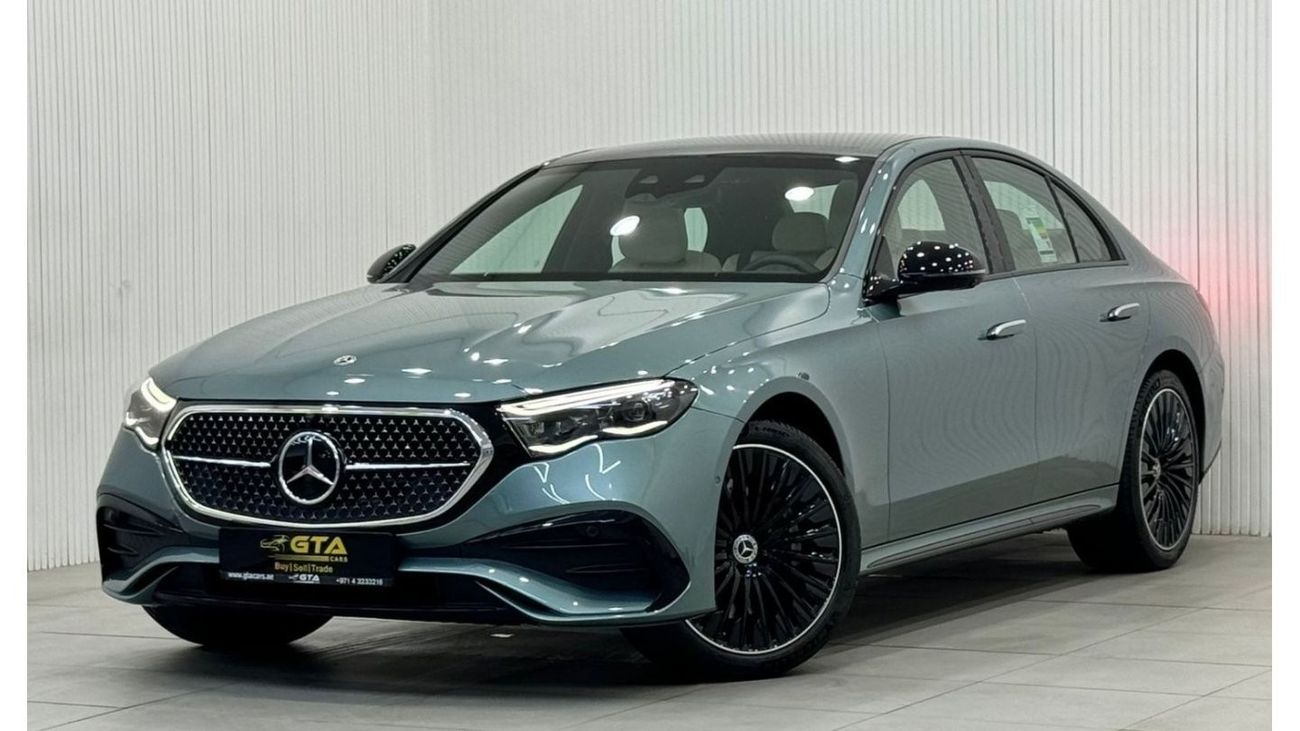 مرسيدس بنز E300 2024 Mercedes Benz E300 AMG, May 2029 Mercedes Warranty, Fully Loaded, Very Low Kms, GCC