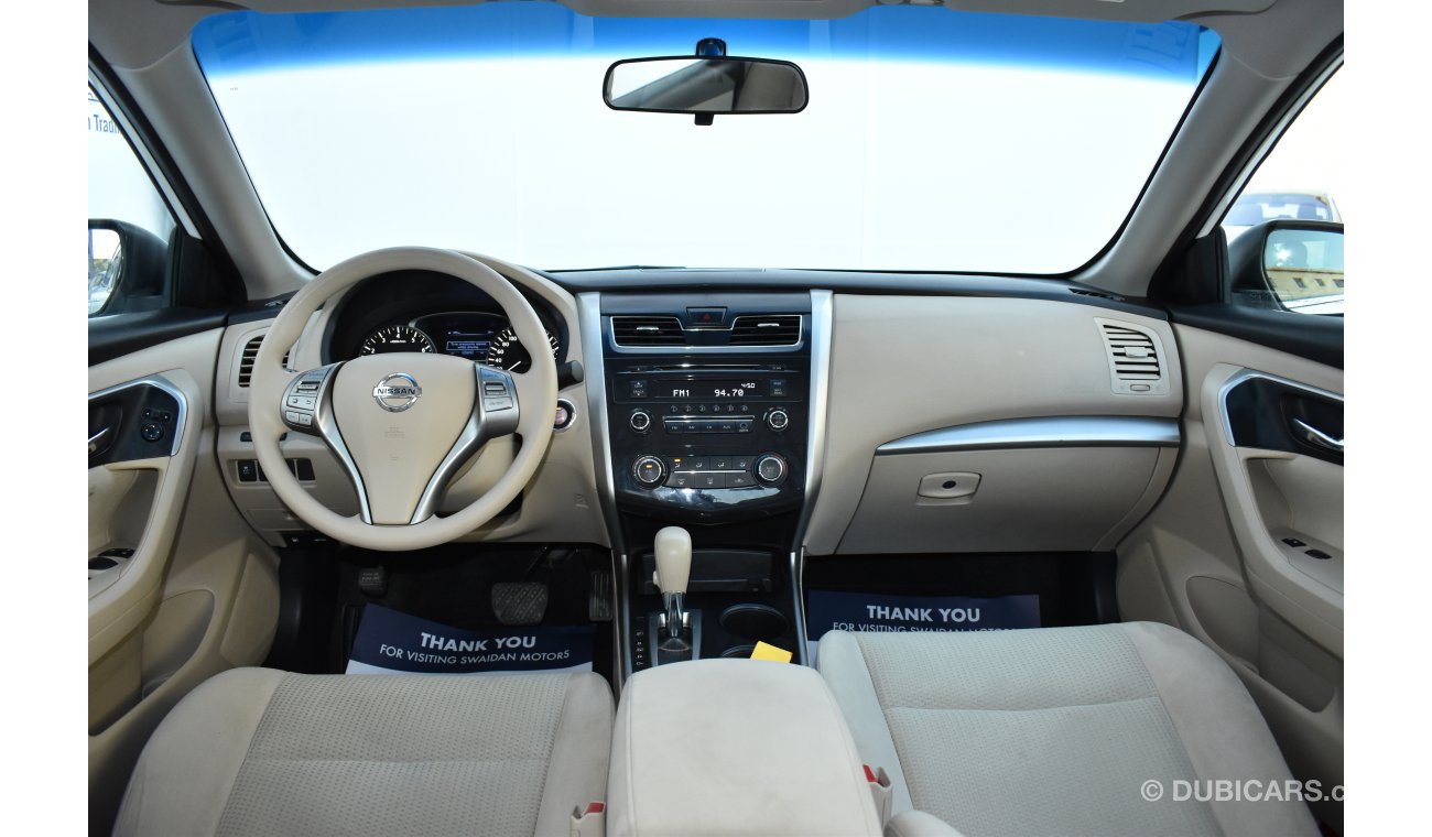 Nissan Altima 2.5L S 2015 GCC SPECS WITH DEALER WARRANTY