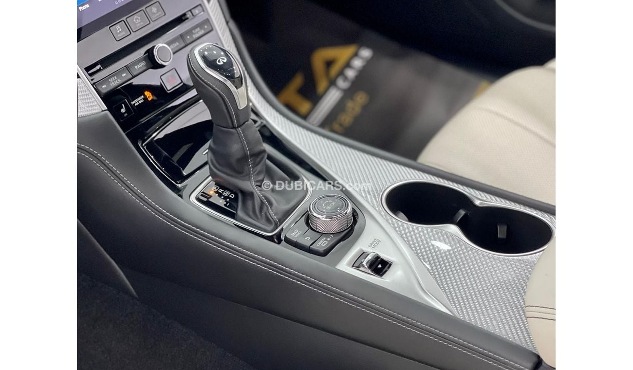 Infiniti Q60 Red Sport 2019 Infiniti Q60 S Red Sport, Full Infiniti Service History, Warranty, Low Kms, GCC