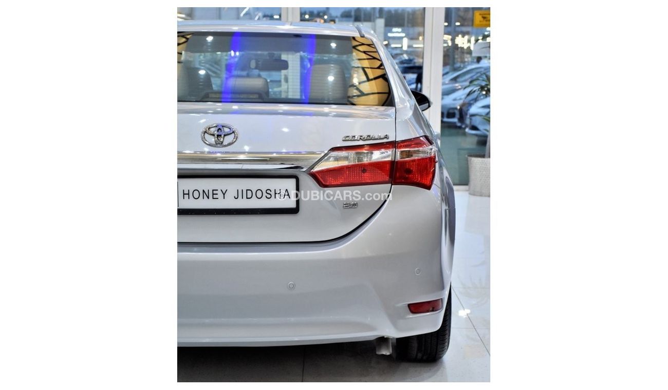 Toyota Corolla EXCELLENT DEAL for our Toyota Corolla SE 2.0 ( 2015 Model ) in Silver Color GCC Specs