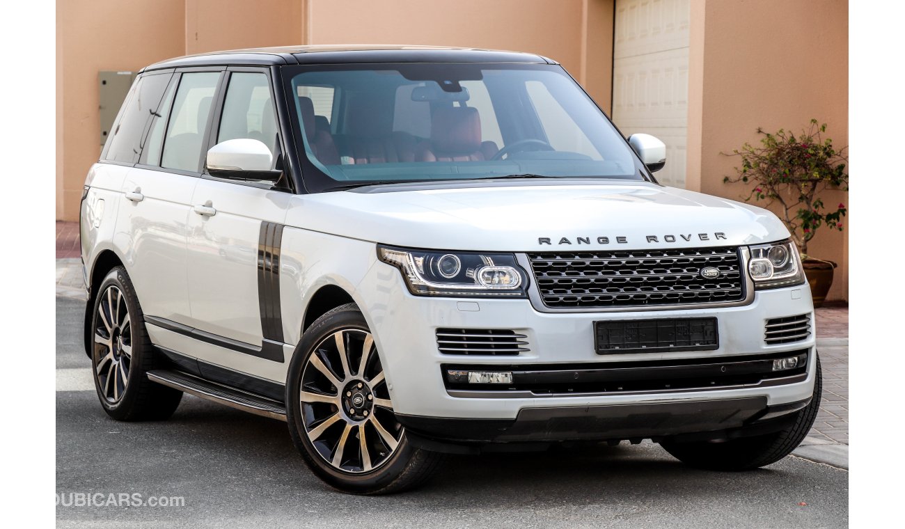 Land Rover Range Rover Vogue HSE 2015 GCC under Warranty with Zero Down-Payment.