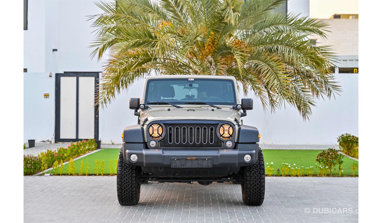 Jeep Wrangler Sport MODIFIED | 1,841 P.M | 0% Downpayment | Full Option | Low Mileage