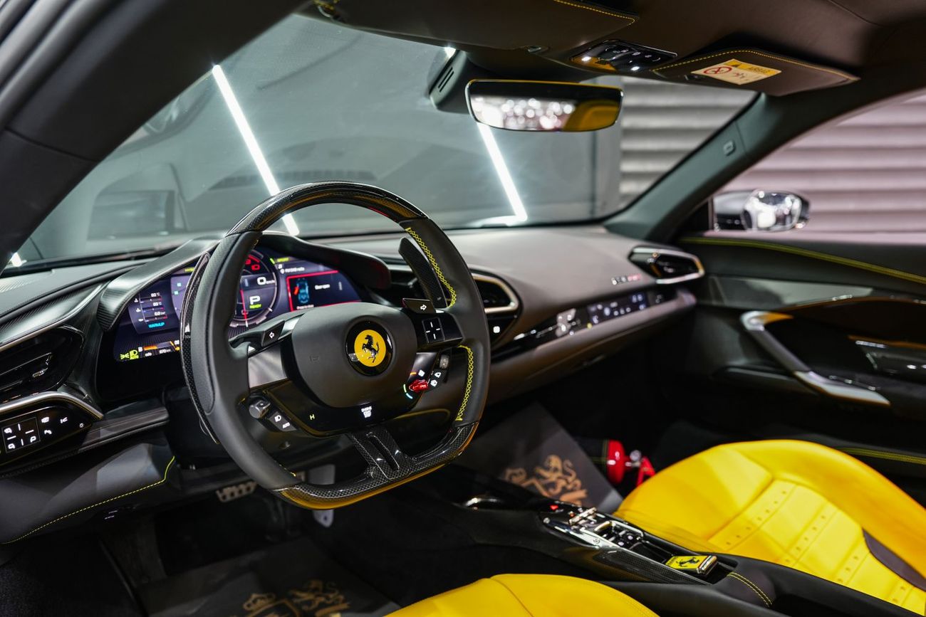 Ferrari 296 GTB 3.0T V6 PHEV Full Carbon Fiber Package, Daytona Seats, Carbon Fiber Wheels, Dealer Warranty + Servic