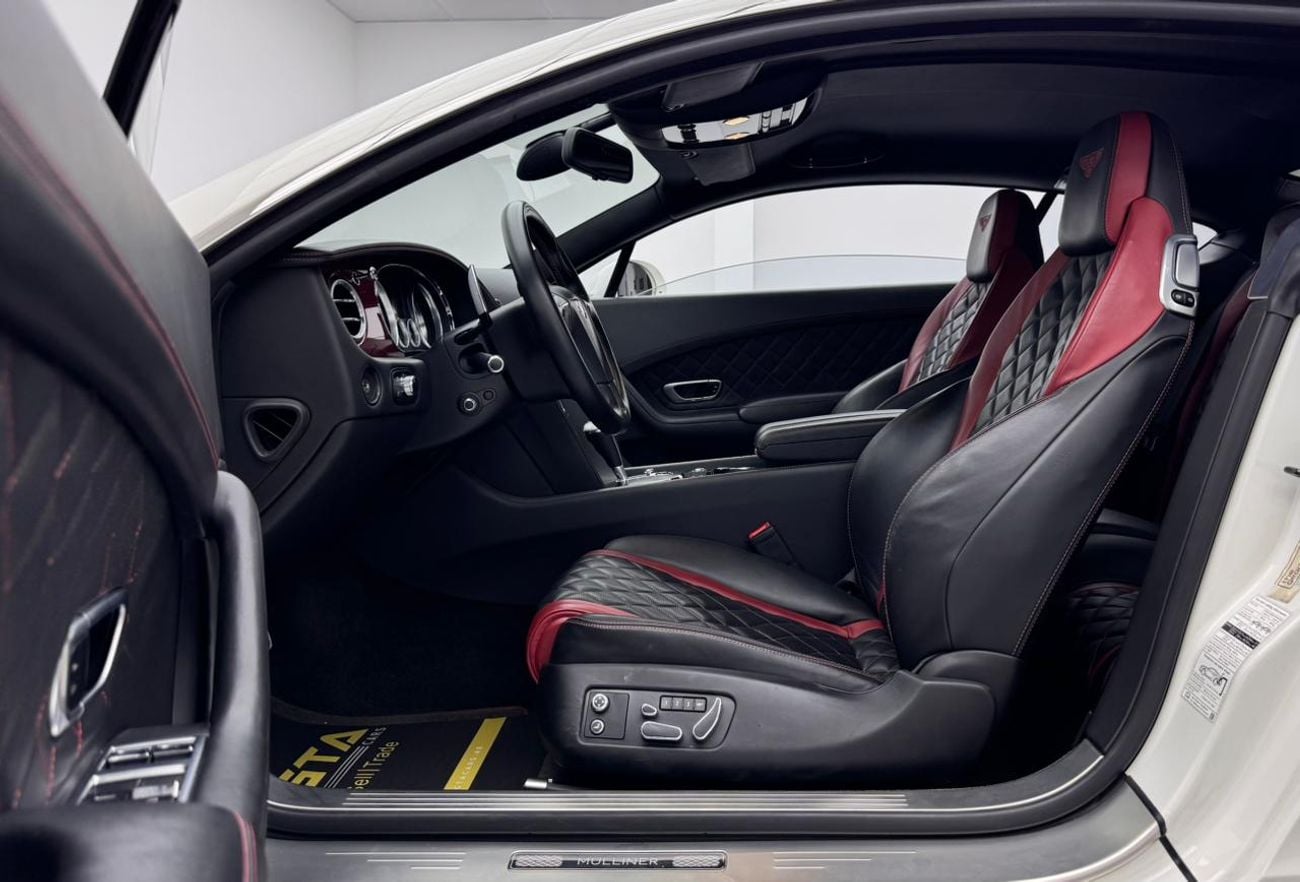 Bentley Continental GT 2016 Bentley Continental GT V8s Mulliner, 2027 GTA Service Pack, Excellent Condition, GCC