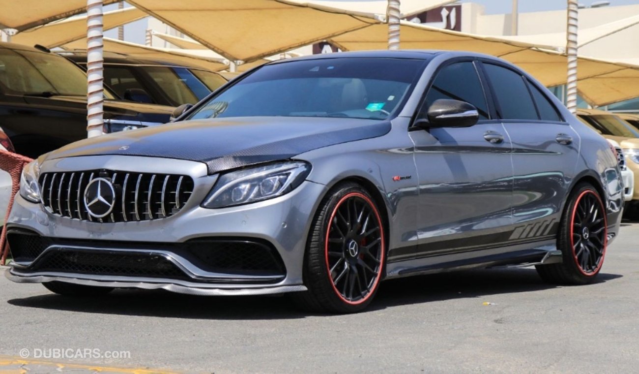 مرسيدس بنز C 300 وارد كندا Kit 63S كاملة المواصفات بانوراما AMG الوان داخلية متعددة