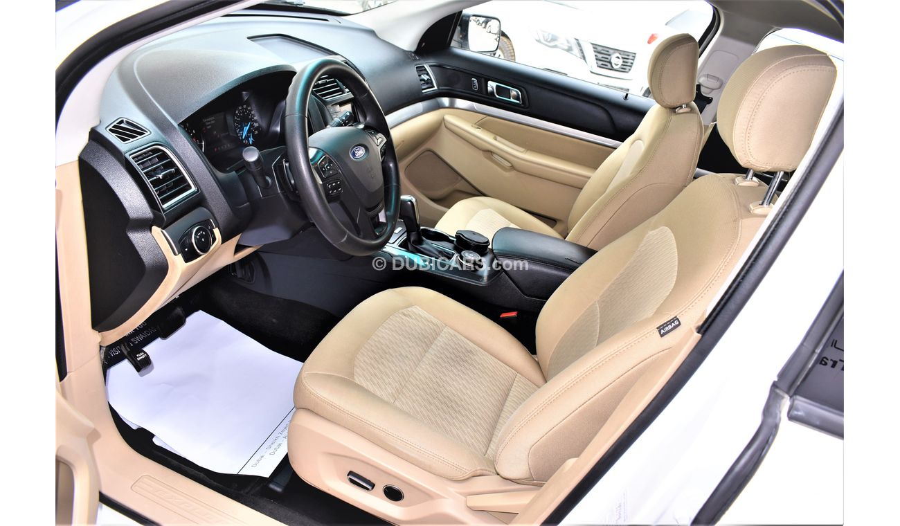 Ford Explorer AED 1119 PM | 3.5L BASE AWD V6 GCC DEALER WARRANTY