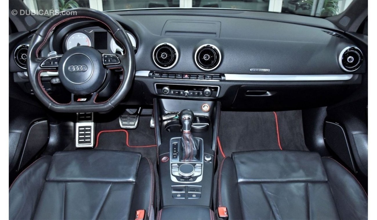 Audi S3 EXCELLENT DEAL for our Audi S3 TFSi ( 2016 Model ) in White Color GCC Specs