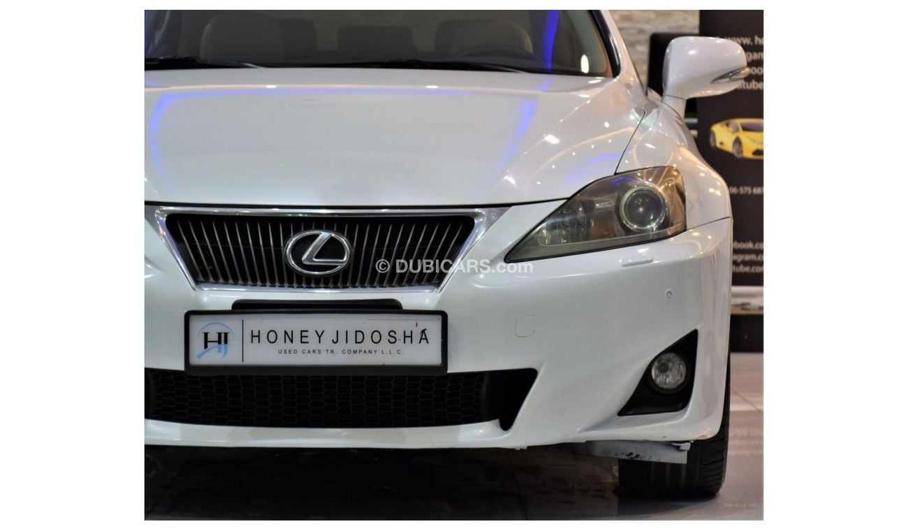 Lexus IS300 EXCELLENT DEAL for our Lexus IS 300 ( 2012 Model! ) in White Color! GCC Specs