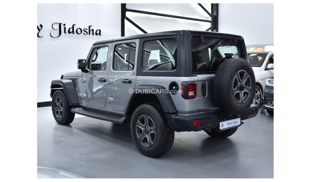 Jeep Wrangler EXCELLENT DEAL for our JEEP Wrangler Unlimited SPORT ( 2019 Model! ) in Grey Color! GCC Specs