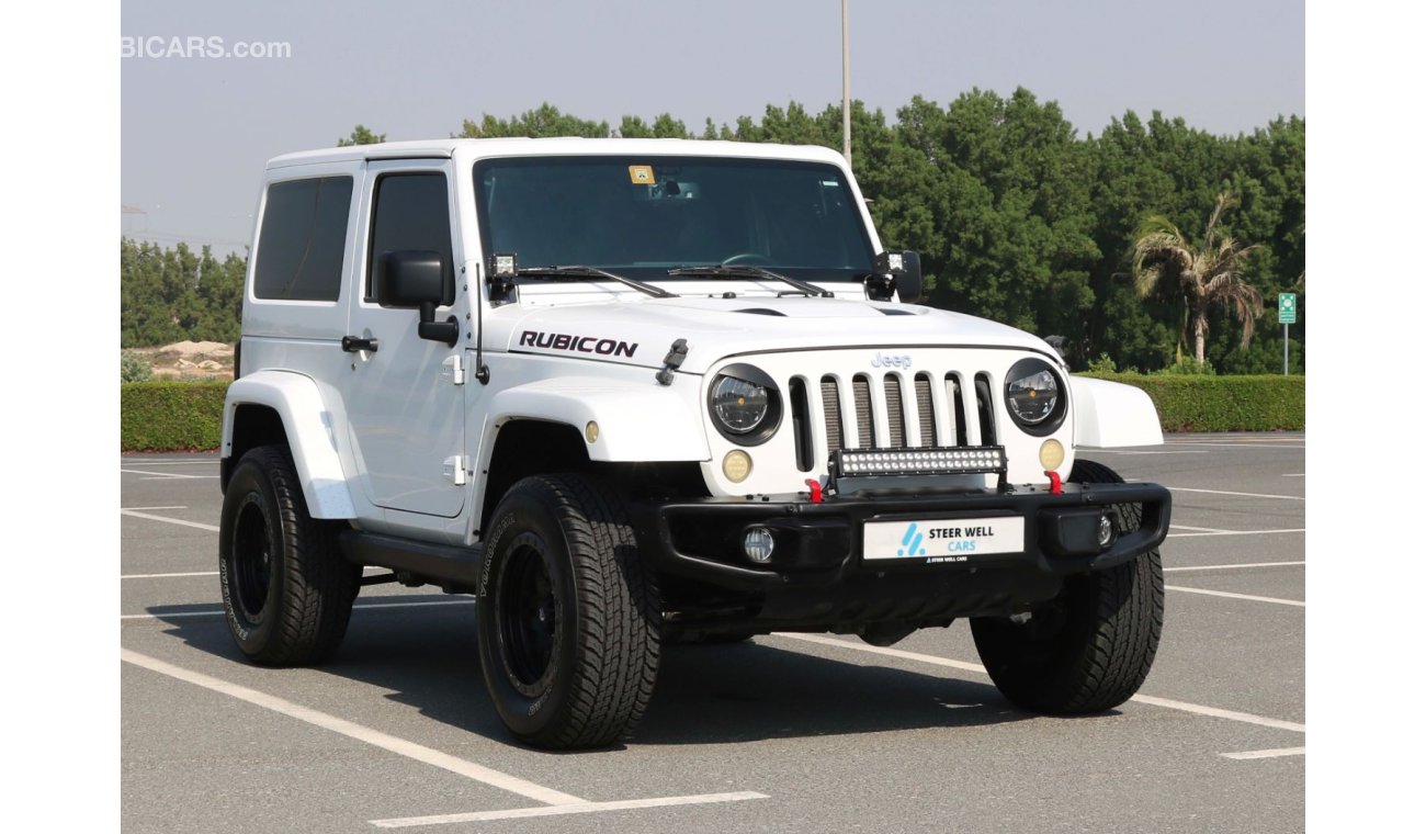 Jeep Wrangler 2016 | WRANGLER RUBICON SPECIAL DESIGN - 3.6L WITH GCC SPECS AND EXCELLENT CONDITION