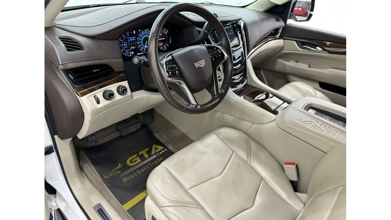 كاديلاك إسكالاد بلاتينوم 2017 Cadillac Escalade 7 Seater, Warranty, Service History, Full Options, GCC