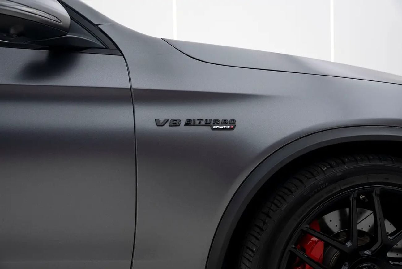 Mercedes Benz GLC 63 AMG S 503 HP V8 | MATTE GREY | 21-INCH AMG WHEELS