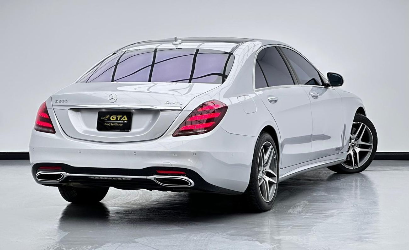 Mercedes-Benz S 560 Std 4.0L (463 HP) 2018 Mercedes-Benz S560 4MATIC, 1 Year Unlimited KM Warranty, Full Service History