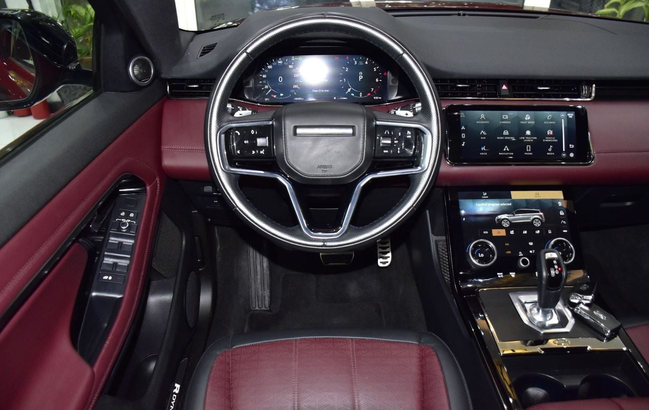 Land Rover Range Rover Evoque R-DYNAMIC HSE P250 EXCELLENT DEAL for our Land Rover Range Rover Evoque R-Dynamic ( 2021 Model ) Red Color GCC Specs