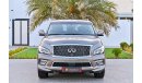 Infiniti QX80 5.6L V8 | 2,526 P.M | 0% Downpayment | Full Option | Exceptional Condition!