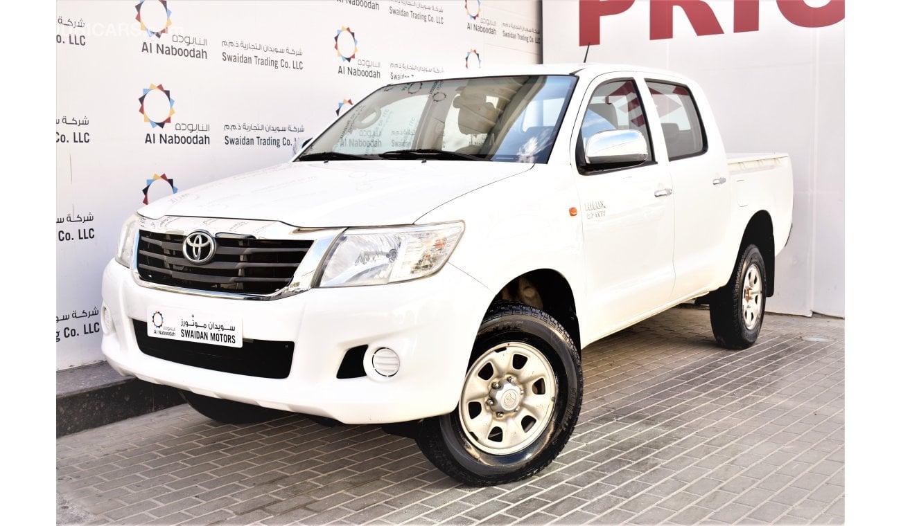 تويوتا هيلوكس 2.7L 4WD GL DOUBLE CABIN 2015 GCC SPECS