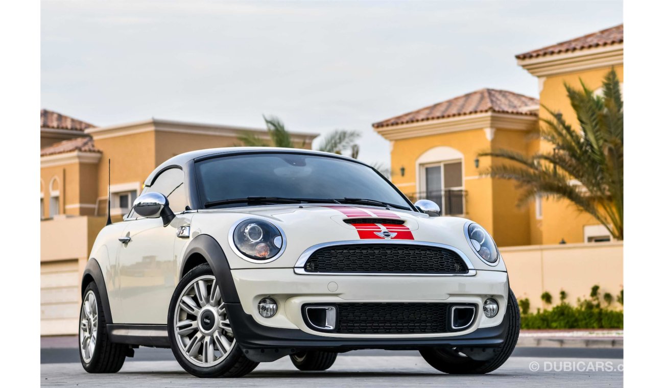 Mini Cooper S Coupé - 2013  - Under Warranty - AED 881 per month - 0% Downpayment