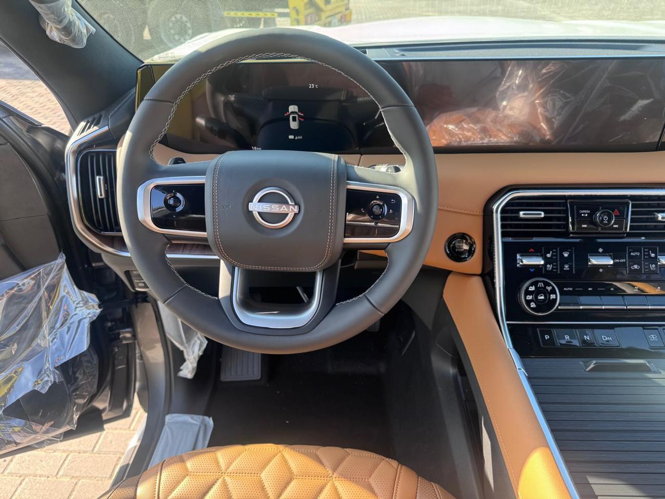 Nissan Patrol LE PLATINUM CITY 3.5L_ 2026_ (GREY/TAN)