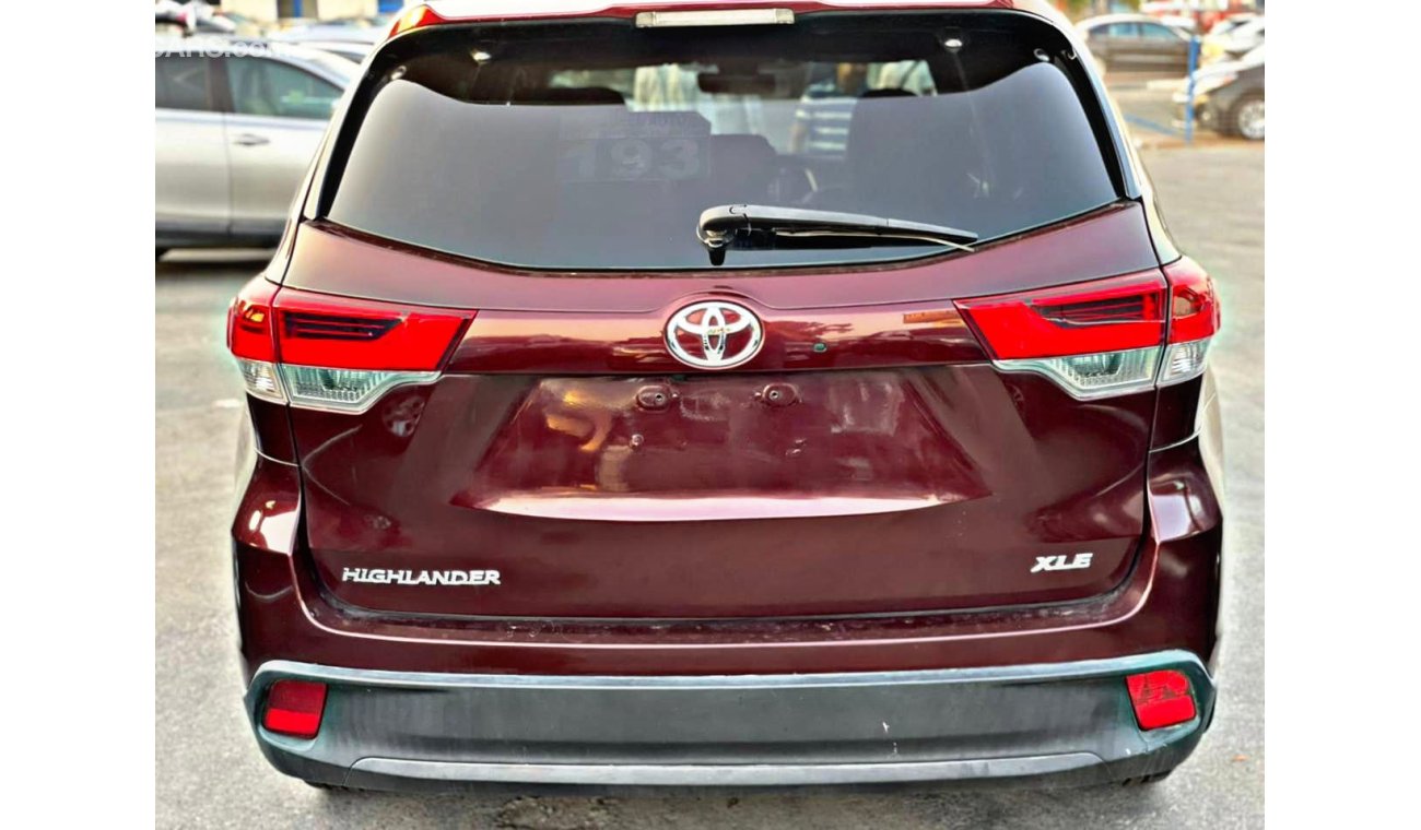 Toyota Highlander 2018 TOYOTA HIGH LANDER XLE / FULL OPTION