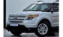 Ford Explorer EXCELLENT DEAL for our Ford Explorer XLT 4WD ( 2013 Model ) in Silver Color GCC Specs