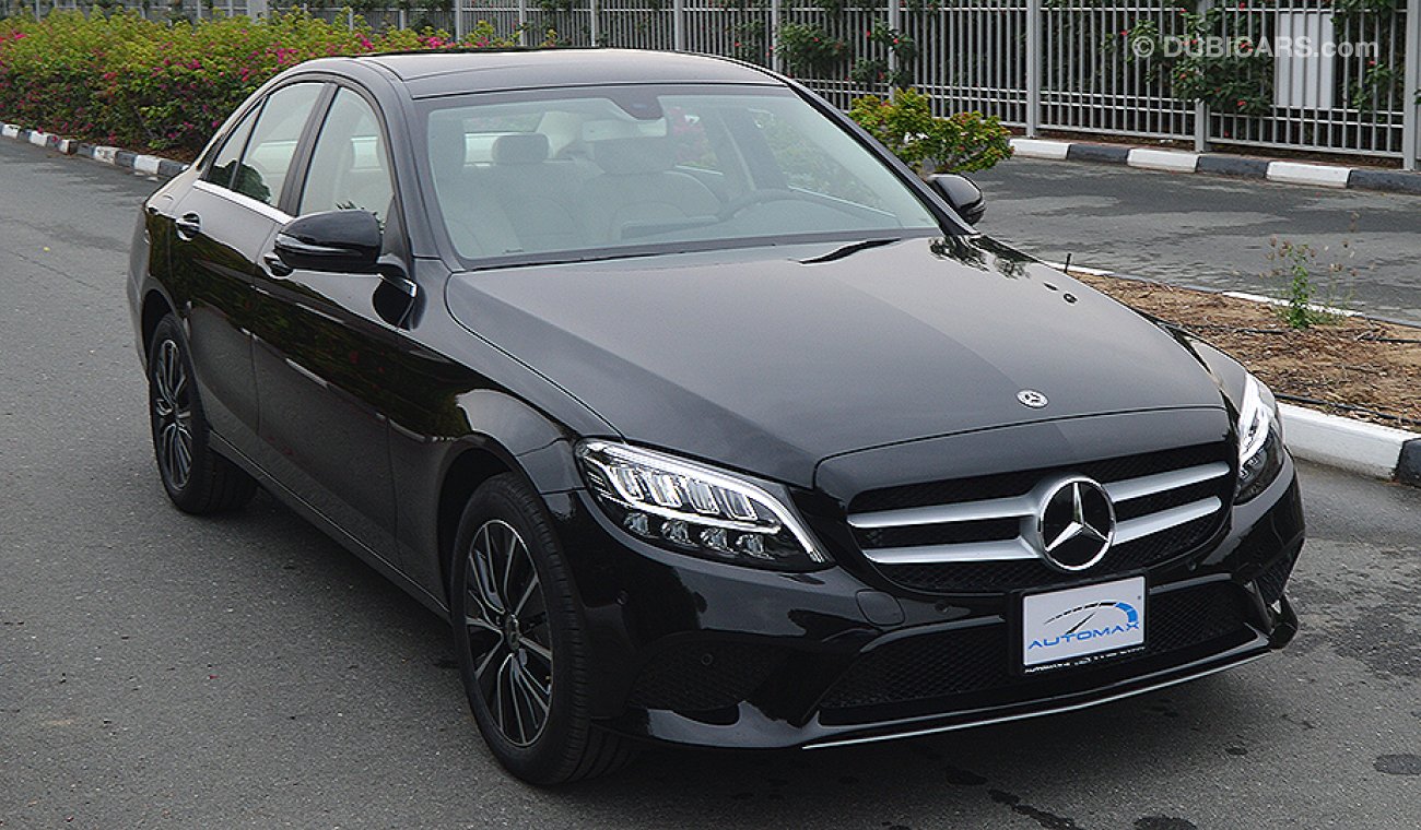 مرسيدس بنز C200 2020 AMG, GCC, 0km with 2 Years Unlimited Mileage Warranty + 3Yrs Service