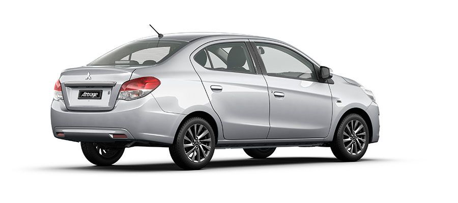 Mitsubishi Attrage exterior - Rear Left Angled