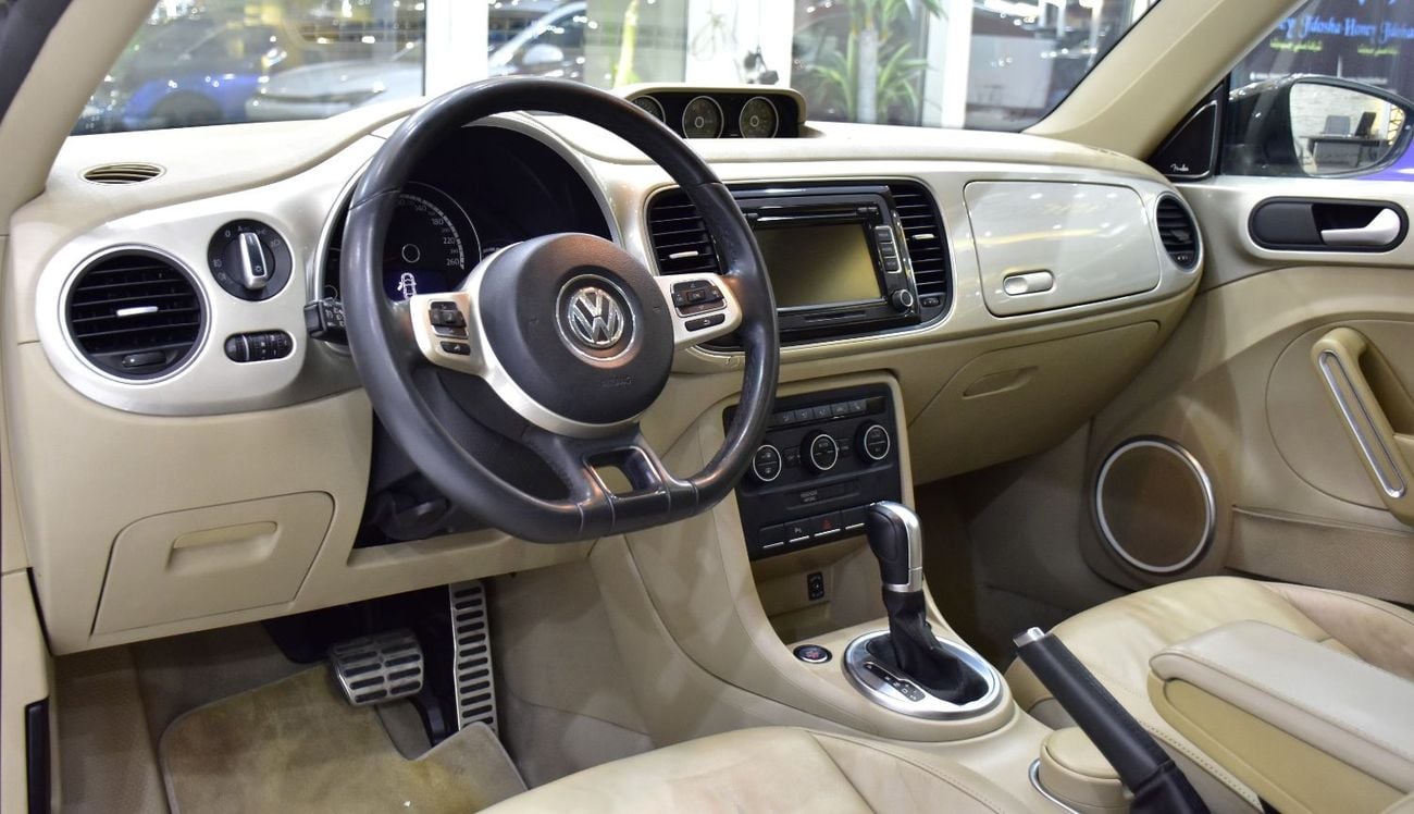 Volkswagen Beetle EXCELLENT DEAL for our Volkswagen Beetle Turbo ( 2016 Model ) in Beige Color GCC Specs