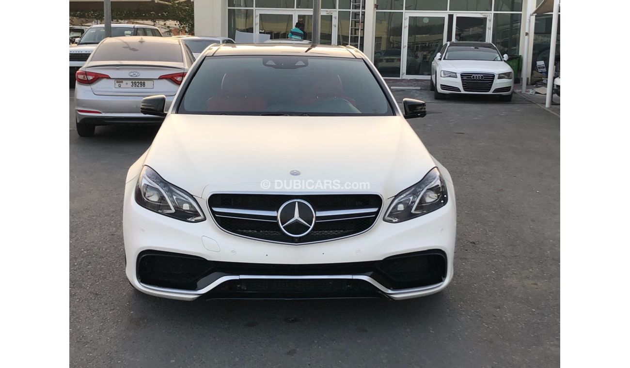 Mercedes-Benz E 63 AMG MERCEDES BENZ E63 AMG MODEL 2014 car prefect condition full option panoramic roof leather seats back
