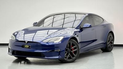 Tesla Model S Plaid (AWD) 2023 Tesla Model S Plaid, June/2027 Tesla Warranty, Tesla Full Service History, GCC