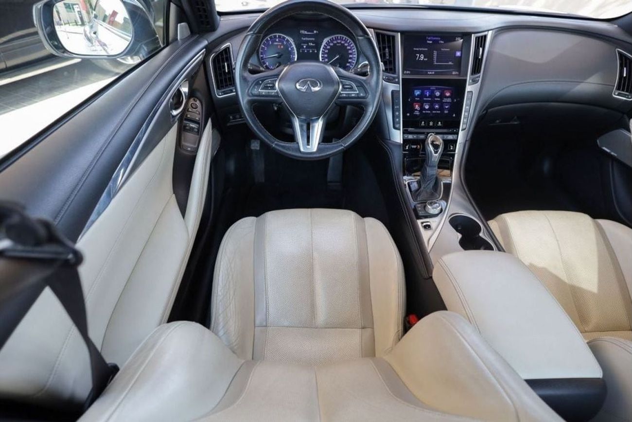 Infiniti Q60 Premium Infiniti Q60 2018 GCC (LOWEST MILEAGE) under Warranty with Flexible Down-Payment.