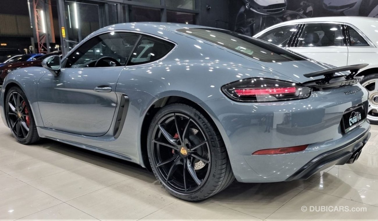 بورش كايمان 718 PORSCHE CAYMAN 718 GTS IN PERFECT CONDITION WITH ONLY 22K KM FULL SERVICE HISTORY FOR 295K AED