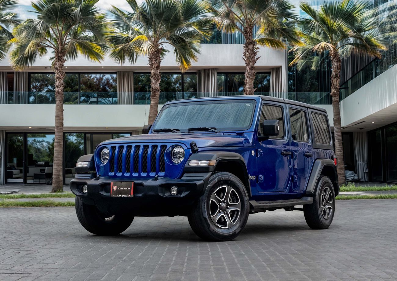 جيب رانجلر 2,213 P.M | 0% Downpayment | Jeep Wrangler Unlimited Sport!
