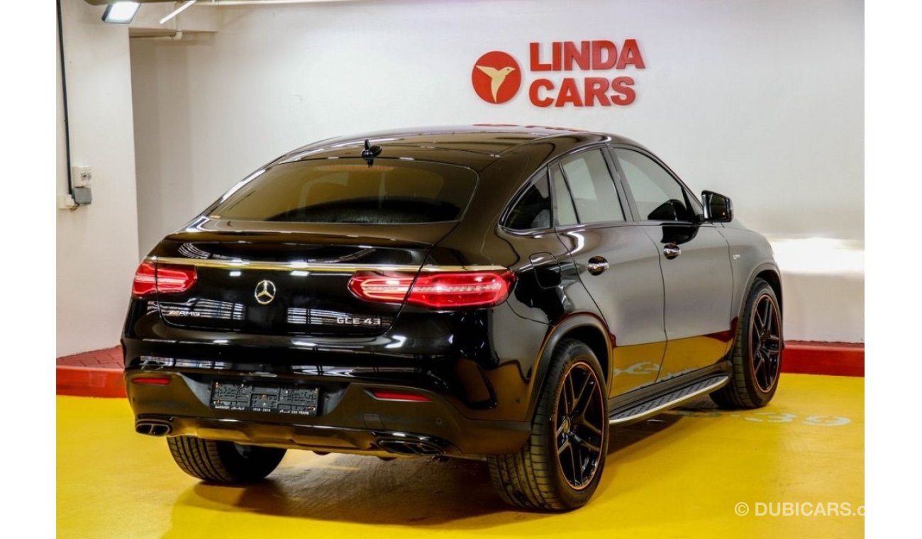 Mercedes-Benz GLE 43 AMG RESERVED ||| Mercedes Benz GLE 43 Coupe Orange Edition 2018 GCC under Warranty with Flexible Down-Pa