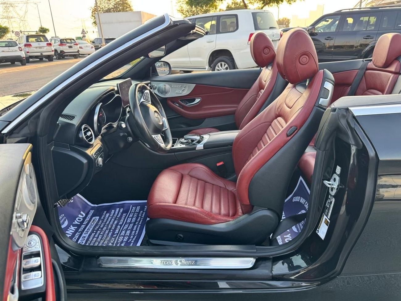 Mercedes Benz C300 2017 AMG CONVERTIBLE 2.0 TURBO TOP OPTION CANADA SPEC
