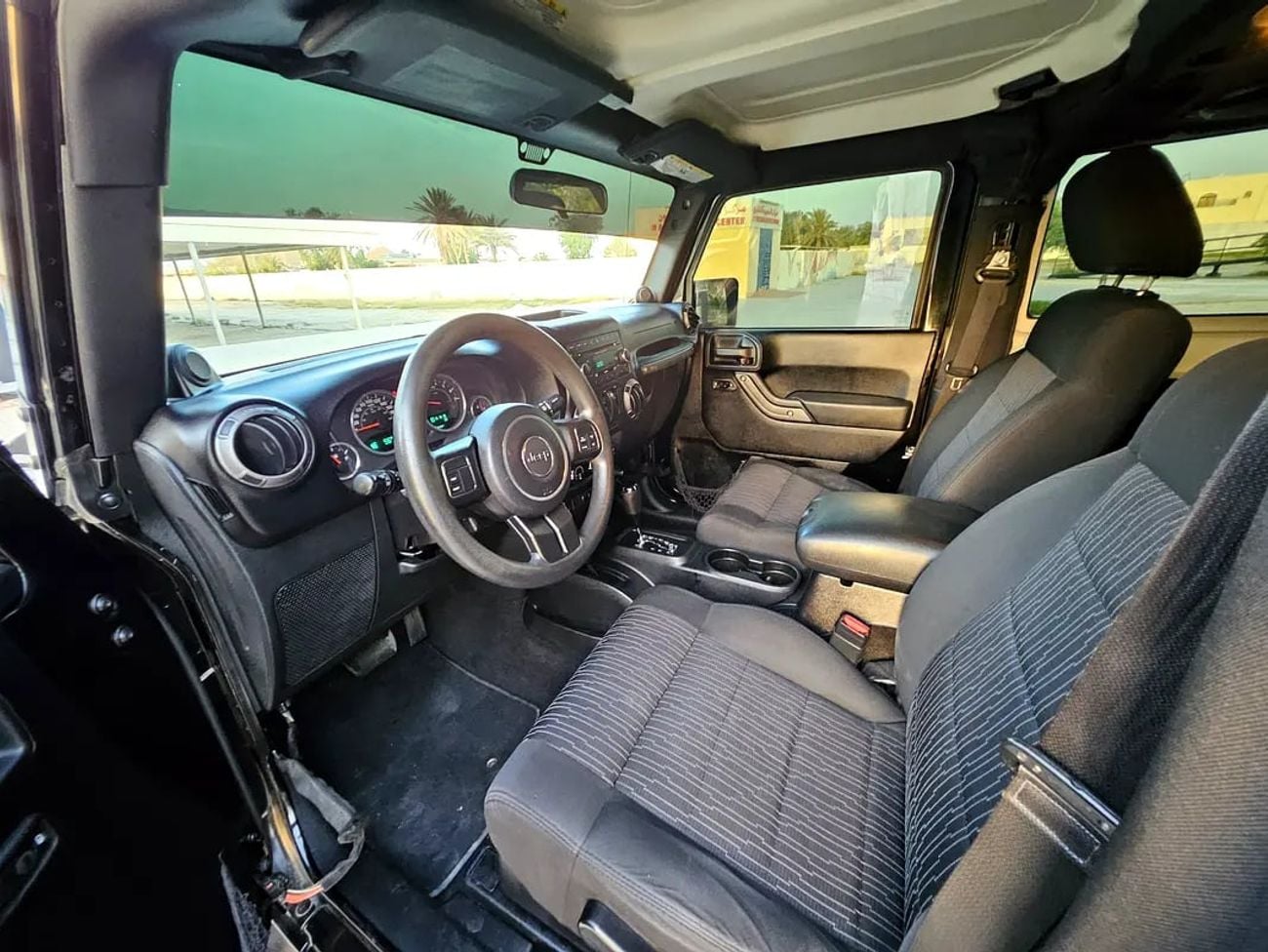 جيب رانجلر Sport GCC Specs 2 Door V6 Very Neat And Clean With Low KM