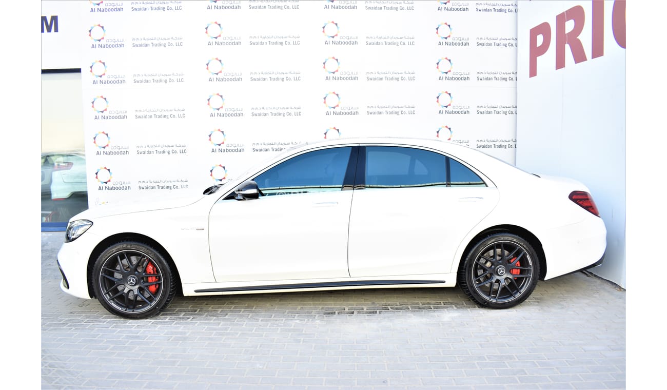 Mercedes-Benz S 63 AMG 4.0L V8 BI TURBO 4 MATIC+ 2018 GCC AGENCY WARRANTY