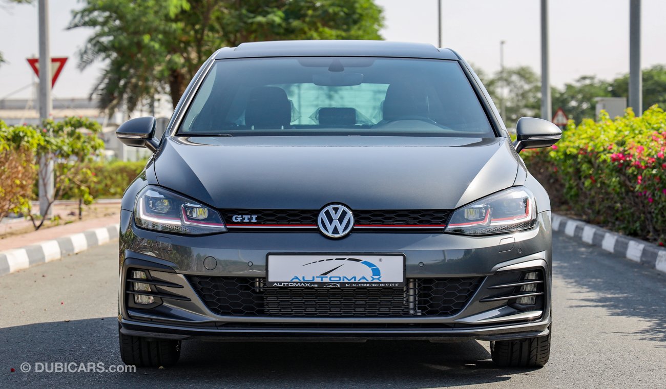 فولكس واجن جولف GTI GCC 0KM 2018, W/3 Years or 100,000km Warranty