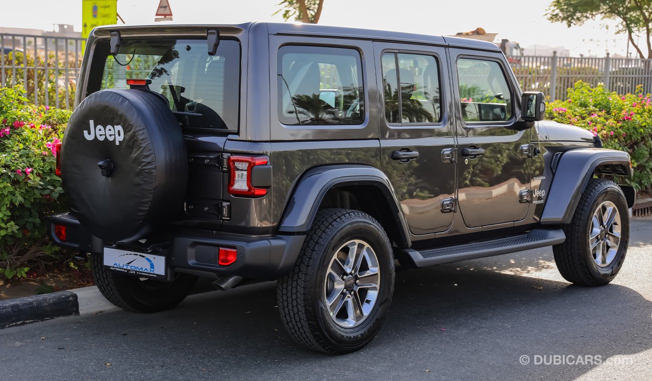 Jeep Wrangler Unlimited Sahara V6 , GCC , 2021 , 0Km , W/3 Yrs or 60K Km WNTY @Official Dealer