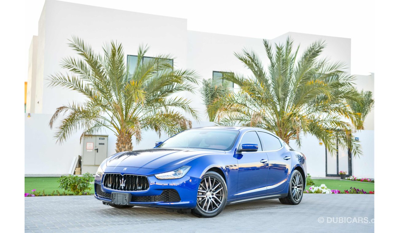 Maserati Ghibli 89,000 Kms Only - AED 1,939 PM! - 0% DP