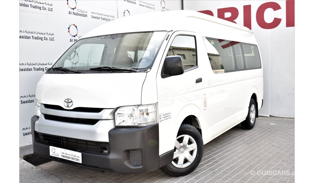 تويوتا هاياس HIACE 2.7L 13 SEATER MT GCC DEALER WARRANTY