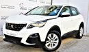 Peugeot 3008 1.6L ACTIVE 2019 GCC SPECS UNDER AGENCY WARRANTY UP TO 2023 OR 100,000 KM