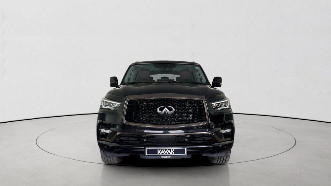 Infiniti QX80 5.6 SENSORY PRO AT 4WD 8 SEATS BLACK EDT | Guaranteed Warranty | 0 Down Payment